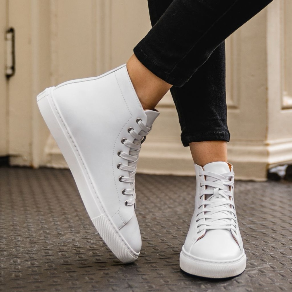 THURSDAY * 8.5 NEW * leather premier high top lace up sneaker boots handcrafted
